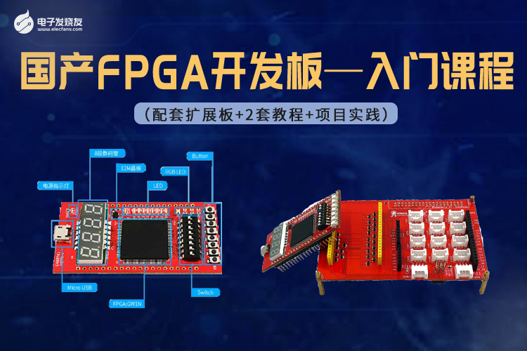 【FPGA入门课程】国产FPGA开发板（配套扩展板+2套教程+项目实践）
